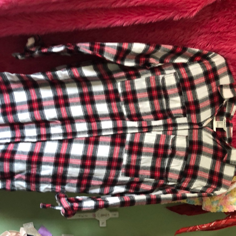 Forever 21 flannel dress/ tunic